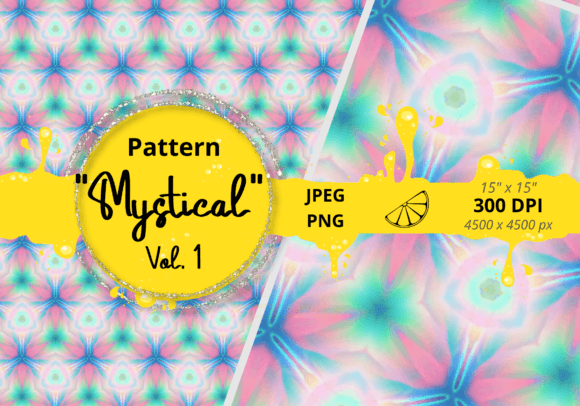 Background Patterns Mystical Vol.1: A Versatile Design Resource for Creative Projects