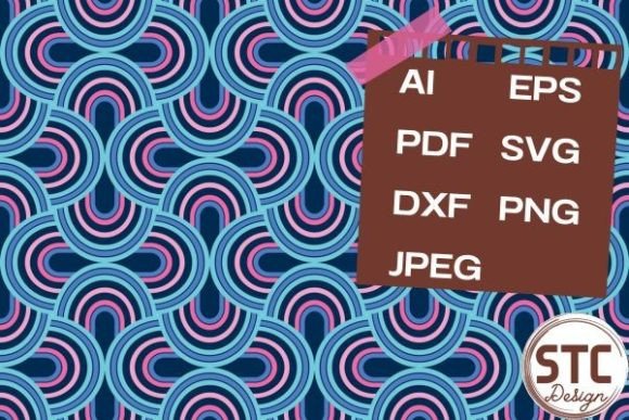 Blue Tone Geometry Seamless Patterns