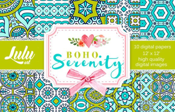 Boho Serenity Patterns Freebie: A Digital Resource for Creative Expression