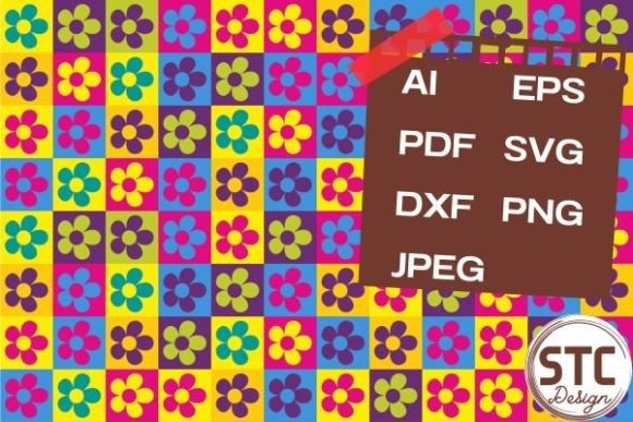 Checkered Flower Seamless Patterns: A Versatile Design for Modern Digital Creations