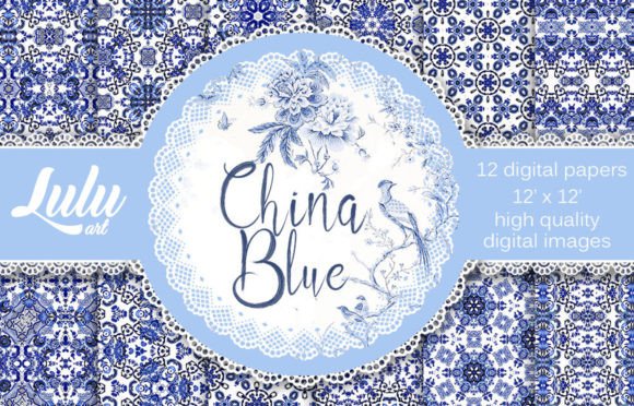 China Blue Patterns Freebie: A Creative Resource for Designers and Enthusiasts