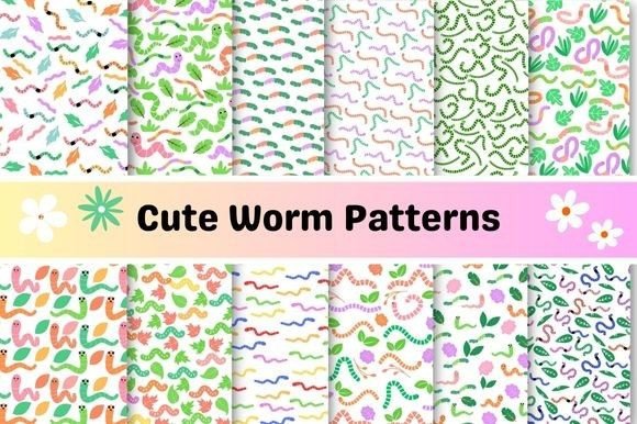 Cute Worm Patterns