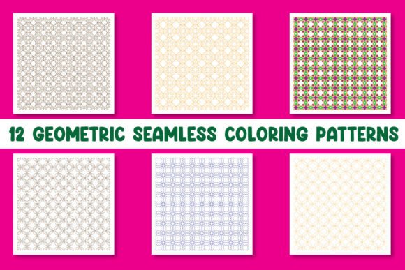 Geometric Seamless Coloring Patterns