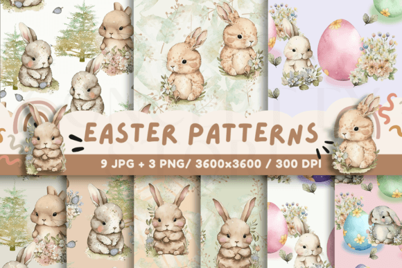 Happy Easter Seamless Patterns: A Creative Resource for Design Enthusiasts