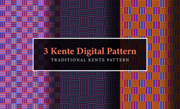 Kente Patterns Digital Seamless Paper