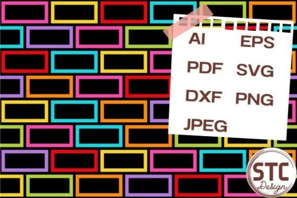 Rainbow Color Rectangle Patterns